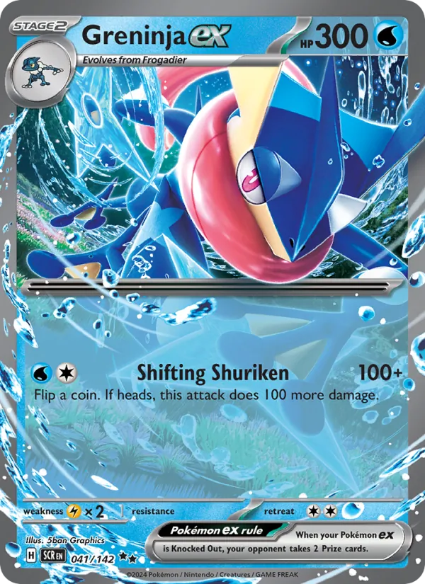 Greninja ex (SCR 041)