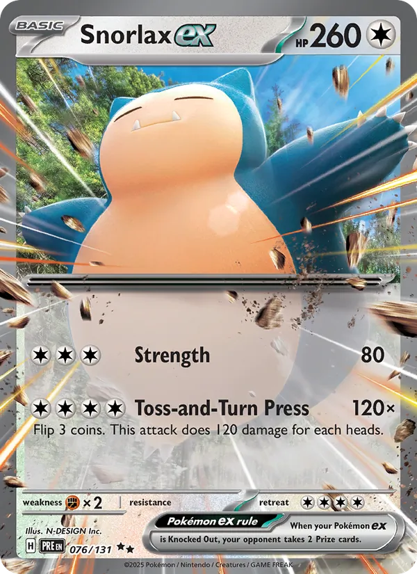 Snorlax ex (xPRE 076)