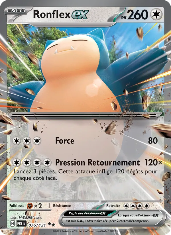 Snorlax ex (xPRE 076)