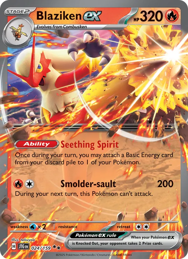 Blaziken ex (xJTG 024)