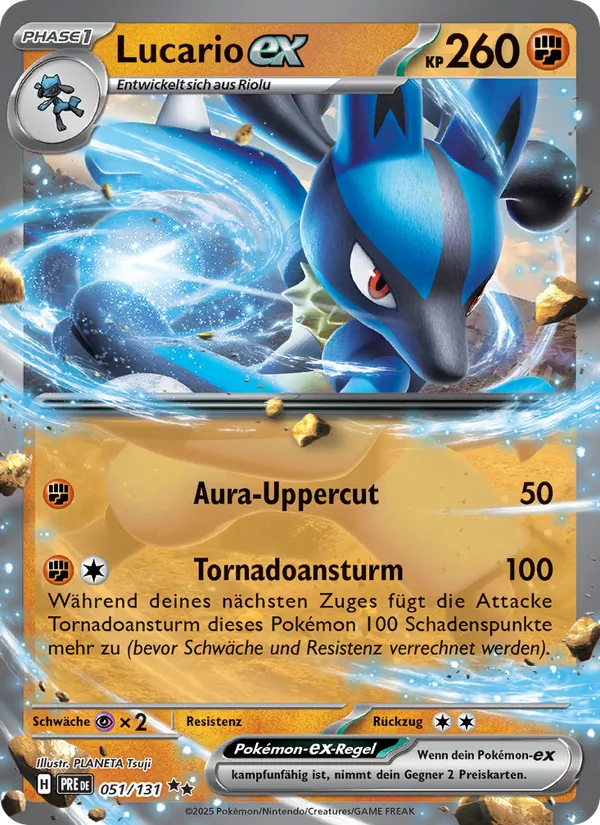 Lucario ex (xPRE 051)