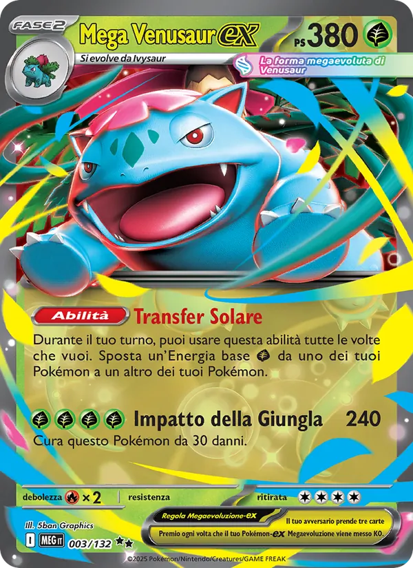 Mega Venusaur ex (MEG 003)