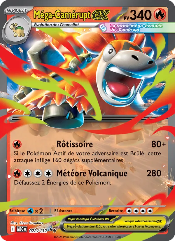 Mega Camerupt ex (MEG 022)