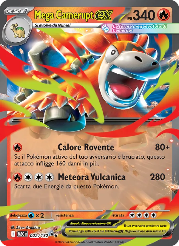 Mega Camerupt ex (MEG 022)