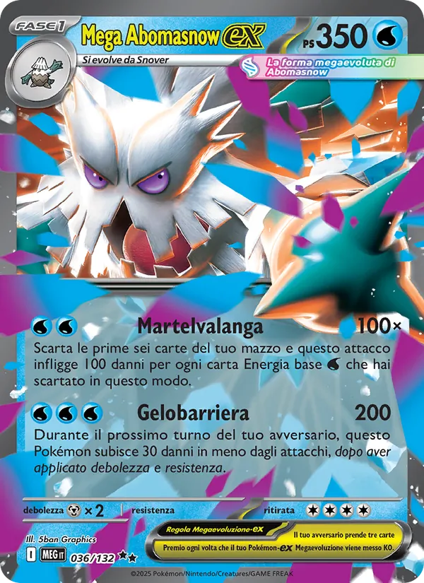 Mega Abomasnow ex (MEG 036)