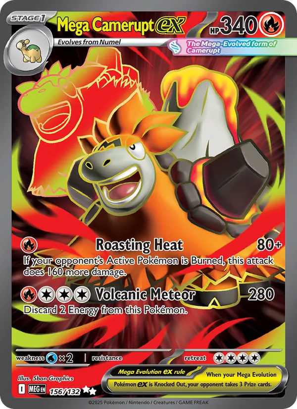 Mega Camerupt ex (MEG 156)
