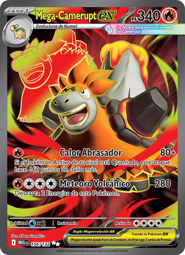 Mega Camerupt ex (MEG 156)