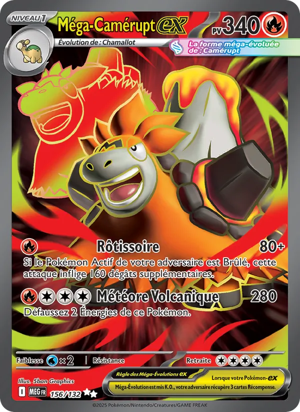 Mega Camerupt ex (MEG 156)