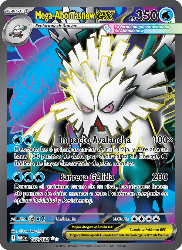 Mega Abomasnow ex (MEG 157)