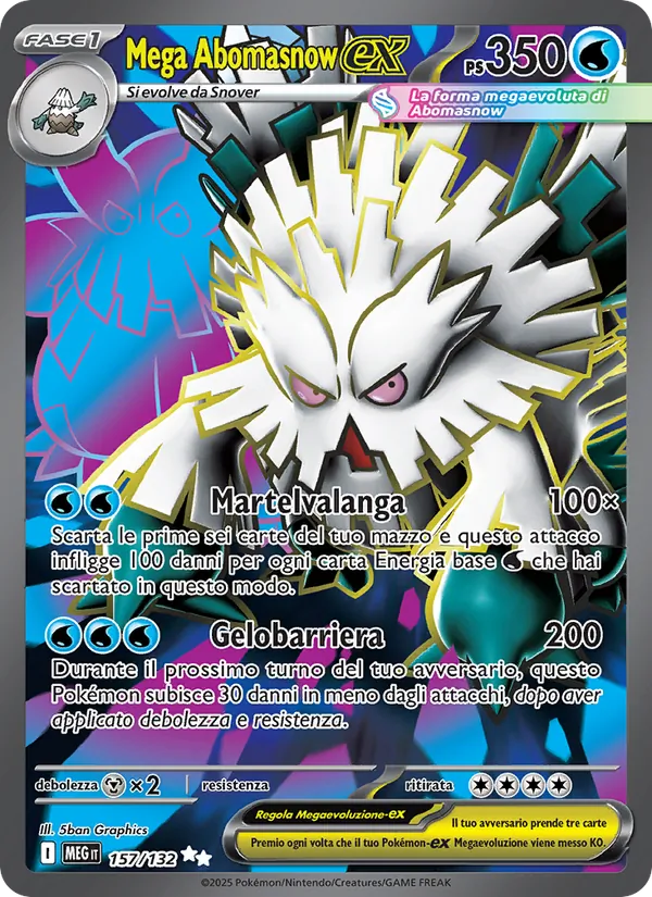 Mega Abomasnow ex (MEG 157)