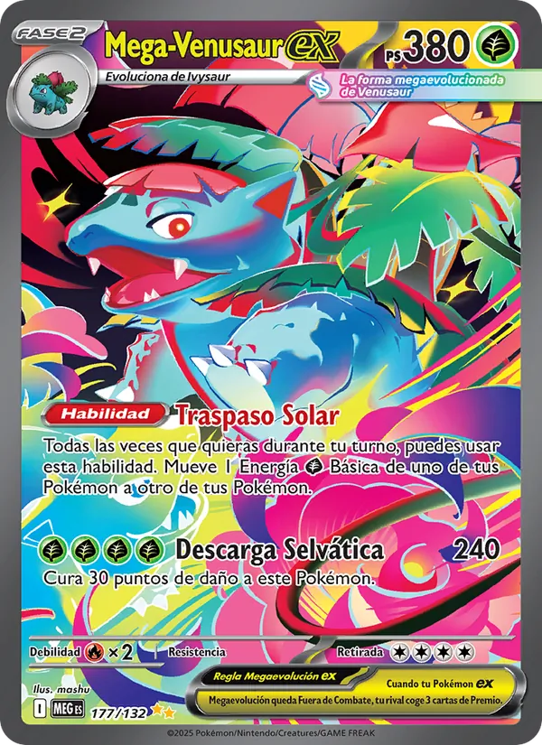 Mega Venusaur ex (MEG 177)