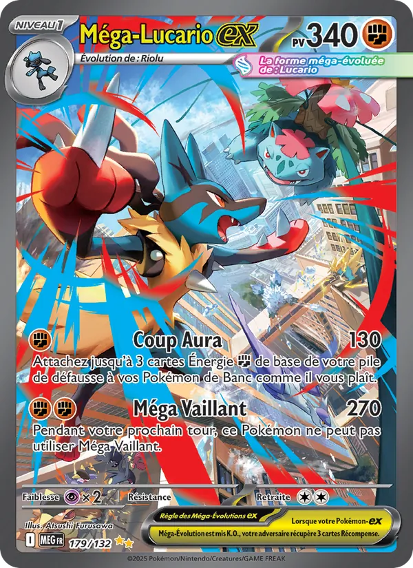 Mega Lucario ex (MEG 179)