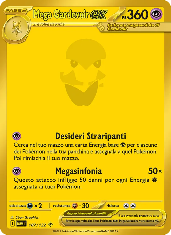 Mega Gardevoir ex (MEG 187)