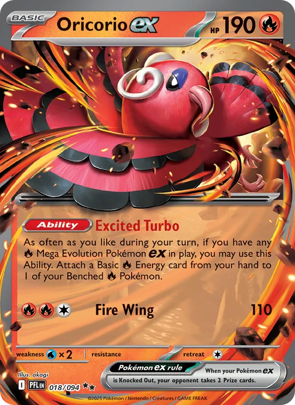 Oricorio ex (PFL 018)
