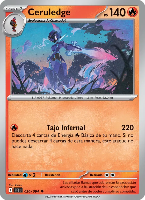 Ceruledge (PFL 020)