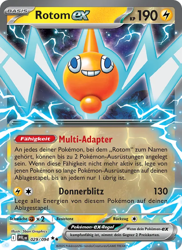 Rotom ex (PFL 029)