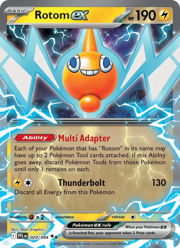 Rotom ex (PFL 029)