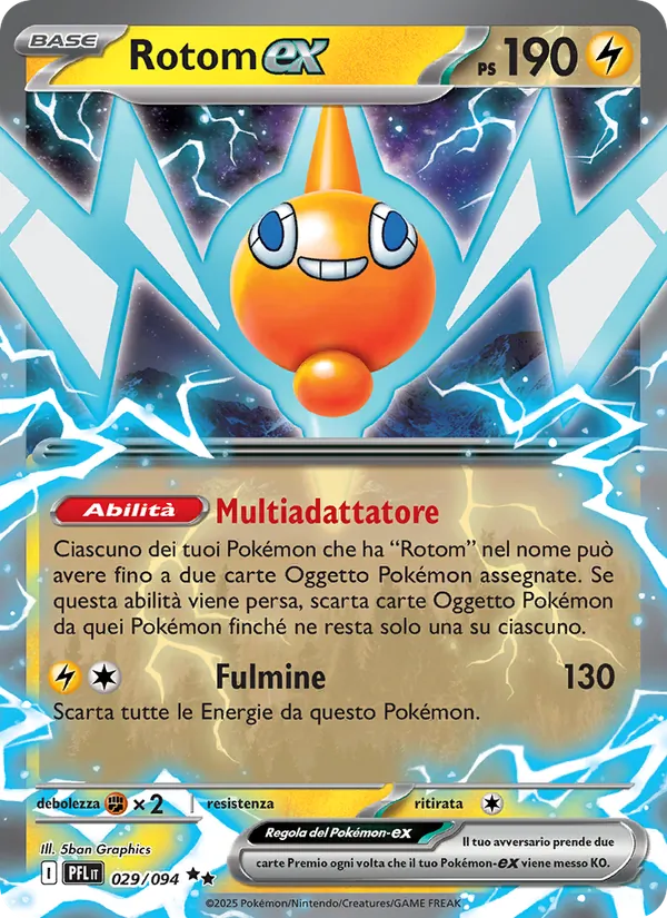 Rotom ex (PFL 029)