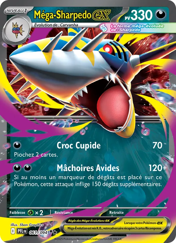 Mega Sharpedo ex (PFL 061)