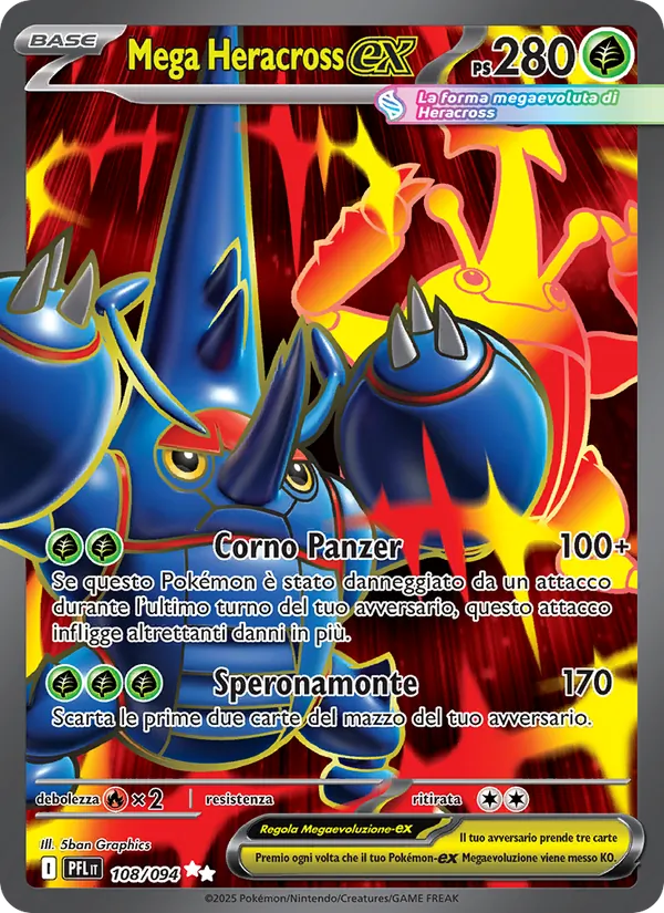 Mega Heracross ex (PFL 108)