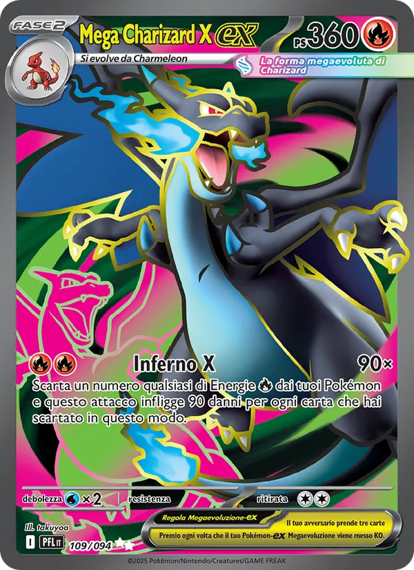 Mega Charizard X ex (PFL 109)
