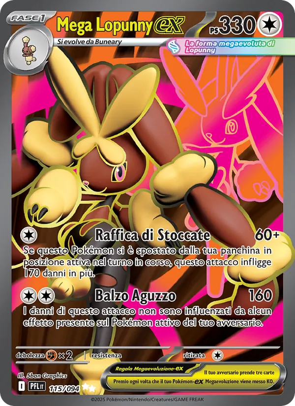 Mega Lopunny ex (PFL 115)