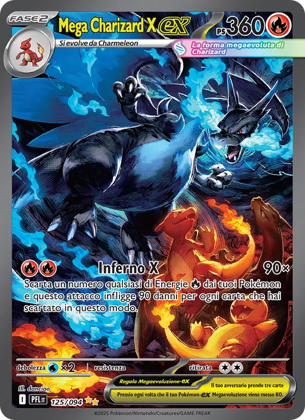 Mega Charizard X ex (PFL 125)