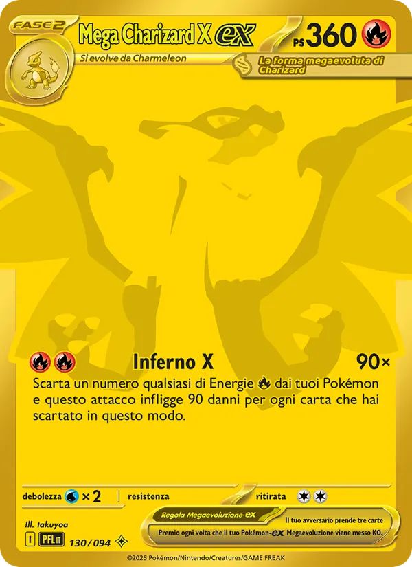 Mega Charizard X ex (PFL 130)