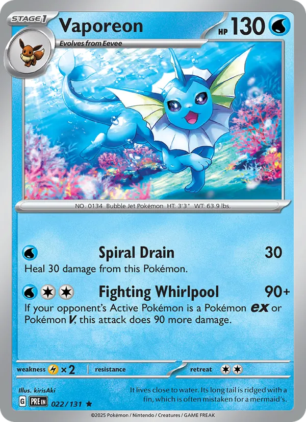 Vaporeon (xPRE 022)