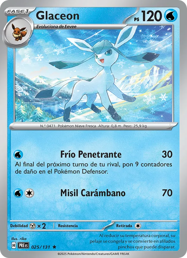 Glaceon (xPRE 025)