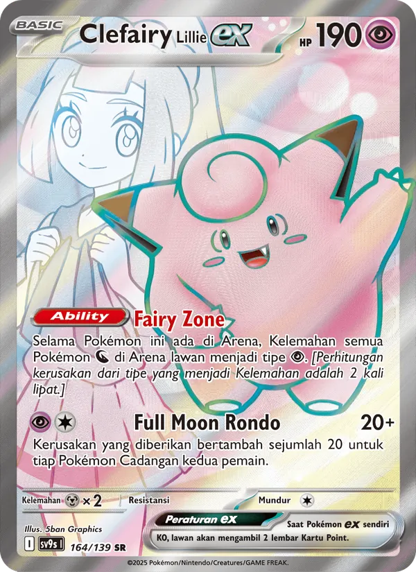 Clefairy ex di Lylia (SV9s 164)