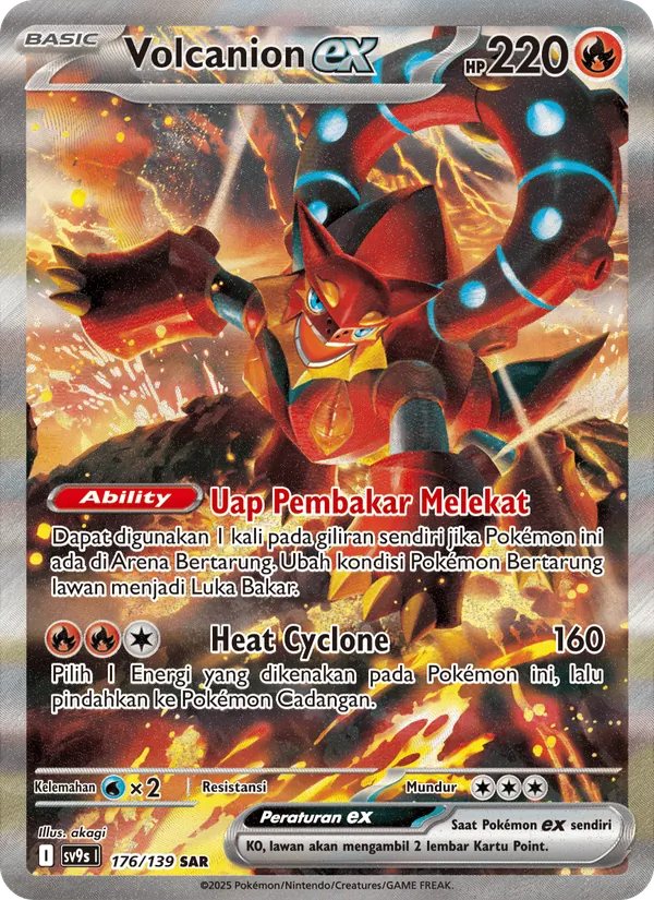 Volcanion ex (SV9s 176)
