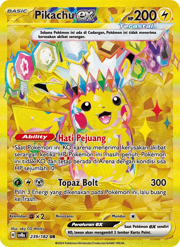 Pikachu ex (SV8s 239)