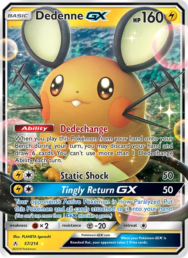 Dedenne GX (WCD19 UNB 57)