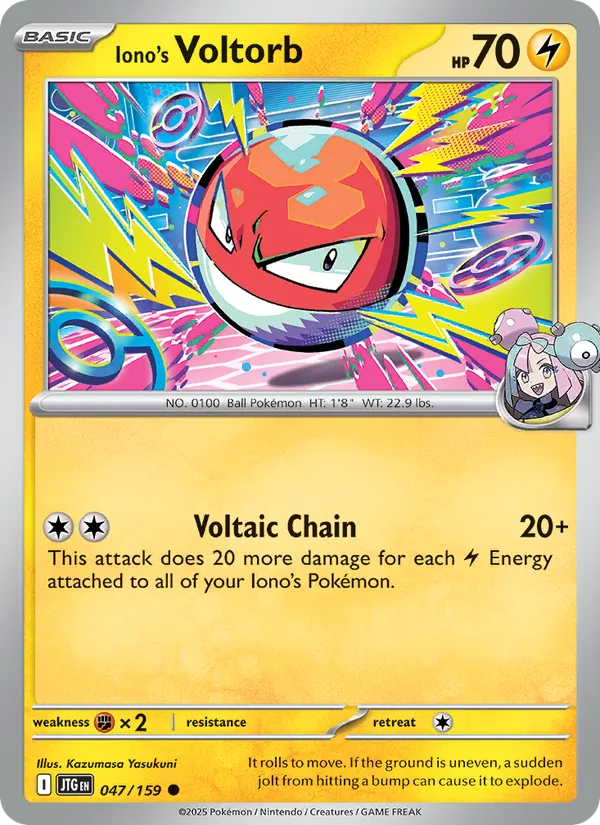 Iono's Voltorb (PPS8 JTG 047)