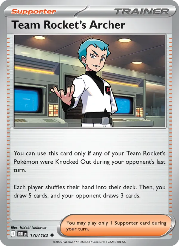 Team Rocket's Archer (PPS8 DRI 170)