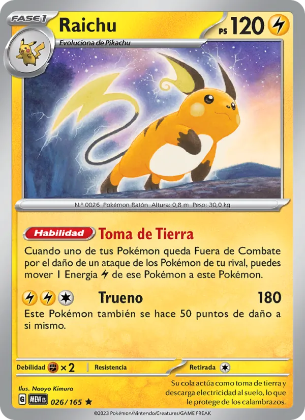 Raichu (MEW 026)