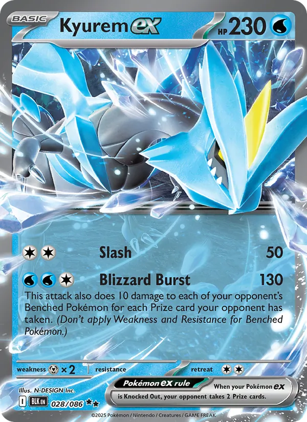 Kyurem ex (xBLK 028)