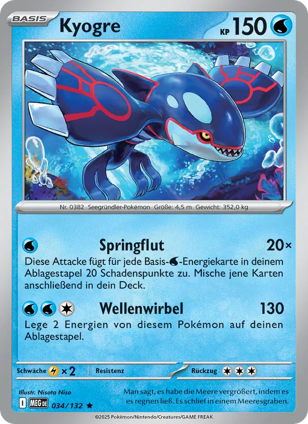 Kyogre (xMEG 034)