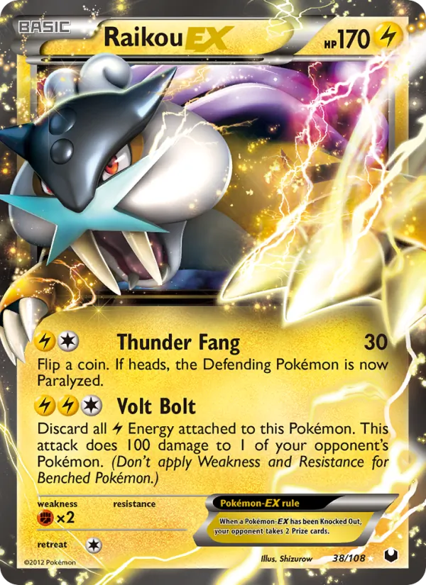 Raikou EX (WCD12 DEX 38)