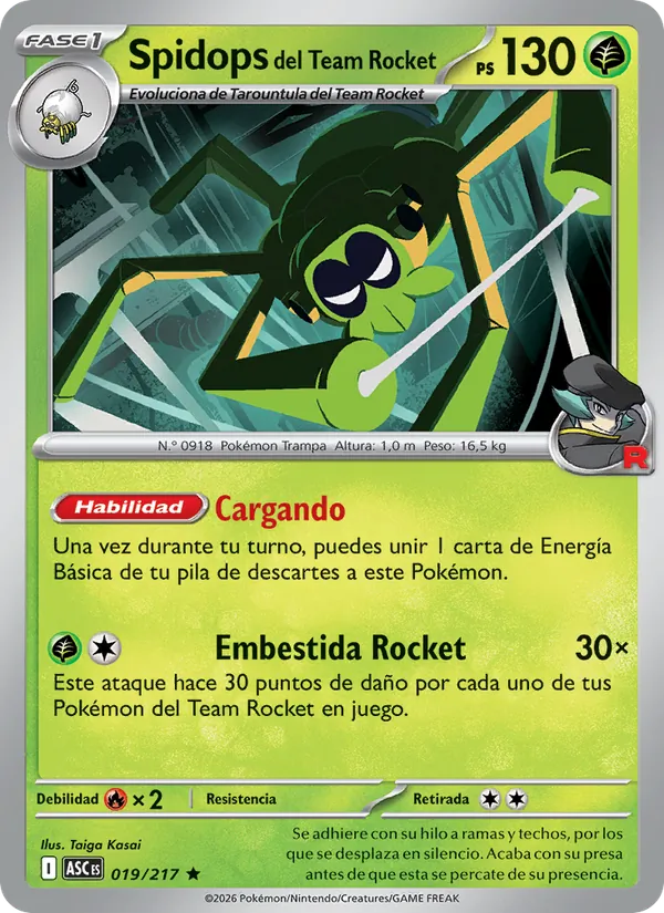 Team Rocket's Spidops (ASC 019)