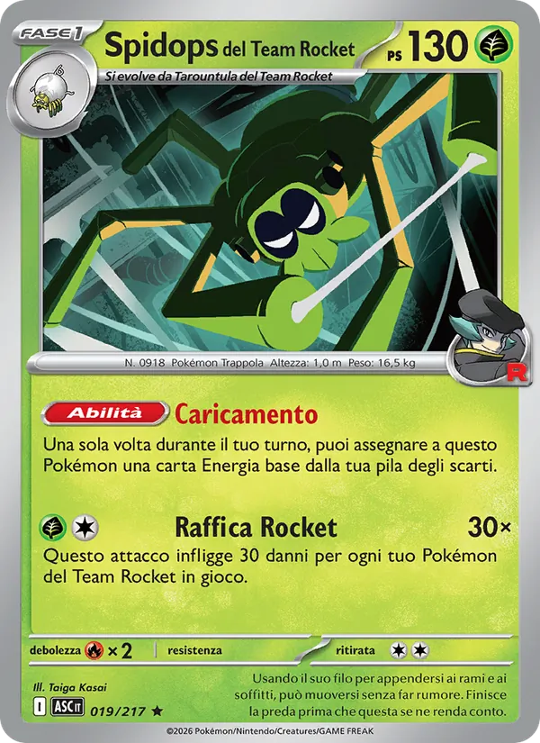 Team Rocket's Spidops (ASC 019)