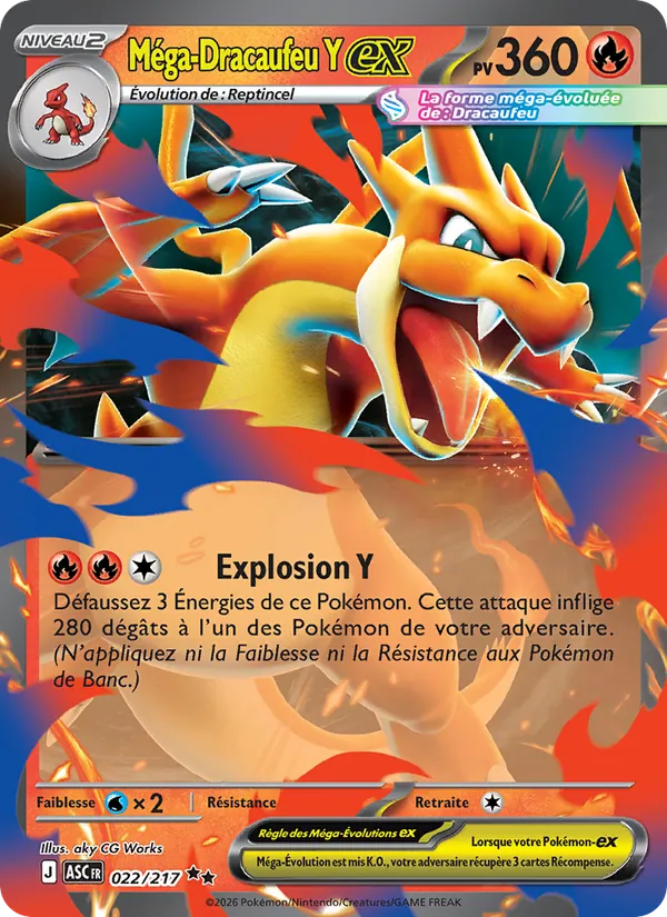 Mega Dracaufeu Y ex (ASC 022)