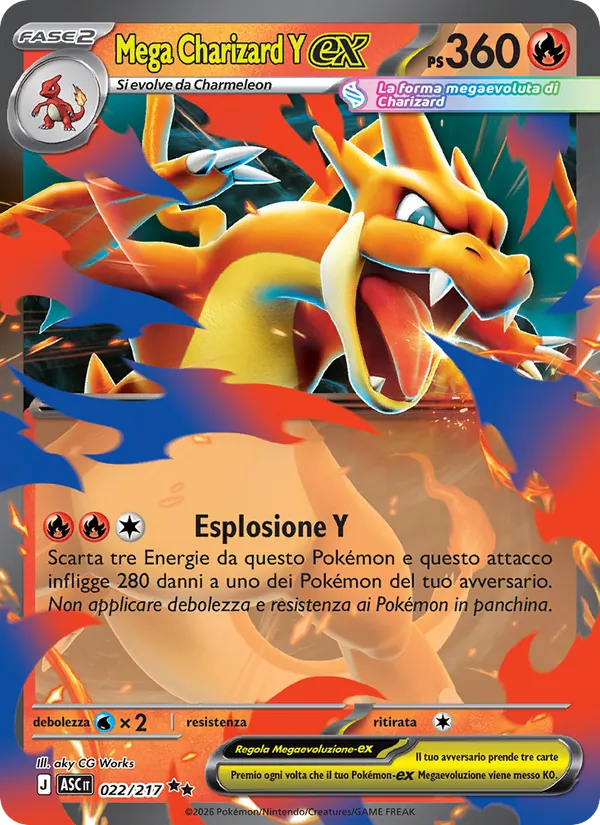 Mega Charizard Y ex (ASC 022)