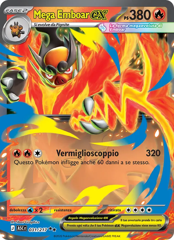 Mega Emboar ex (ASC 031)
