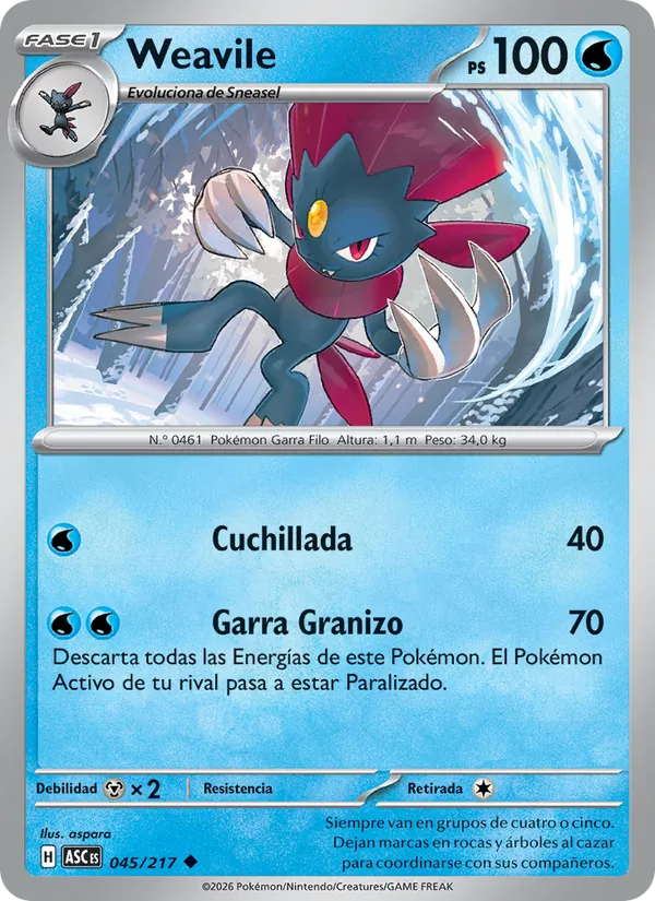 Weavile (ASC 045)