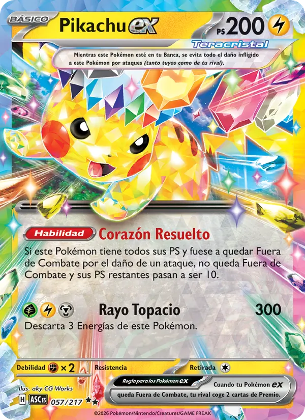 Pikachu ex (ASC 057)
