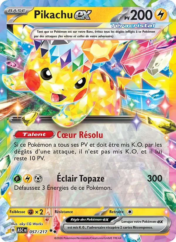 Pikachu ex (ASC 057)