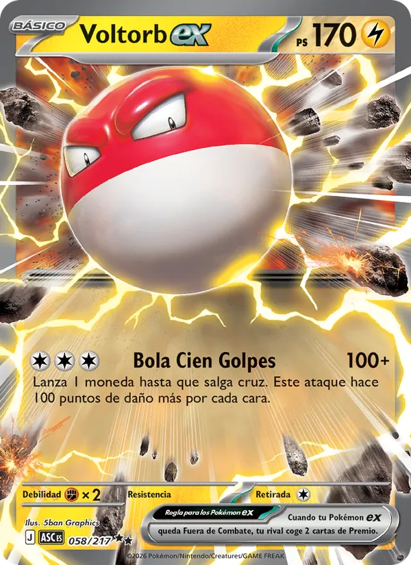 Voltorb ex (ASC 058)