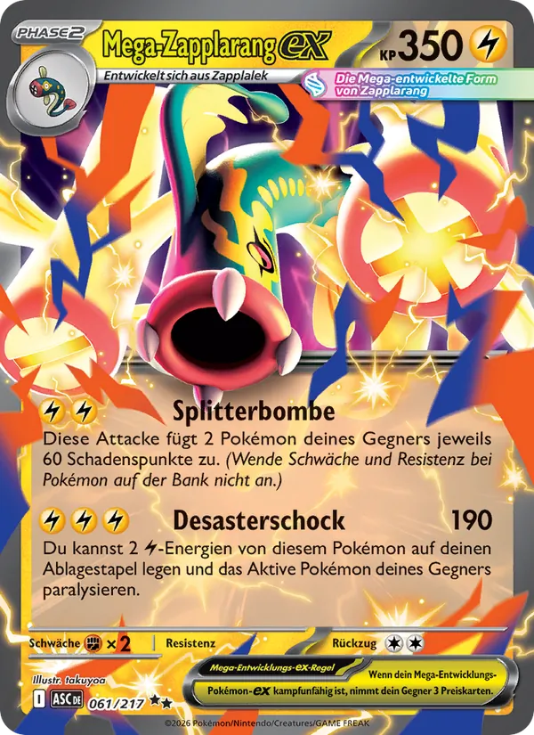 Mega Zapplarang ex (ASC 061)